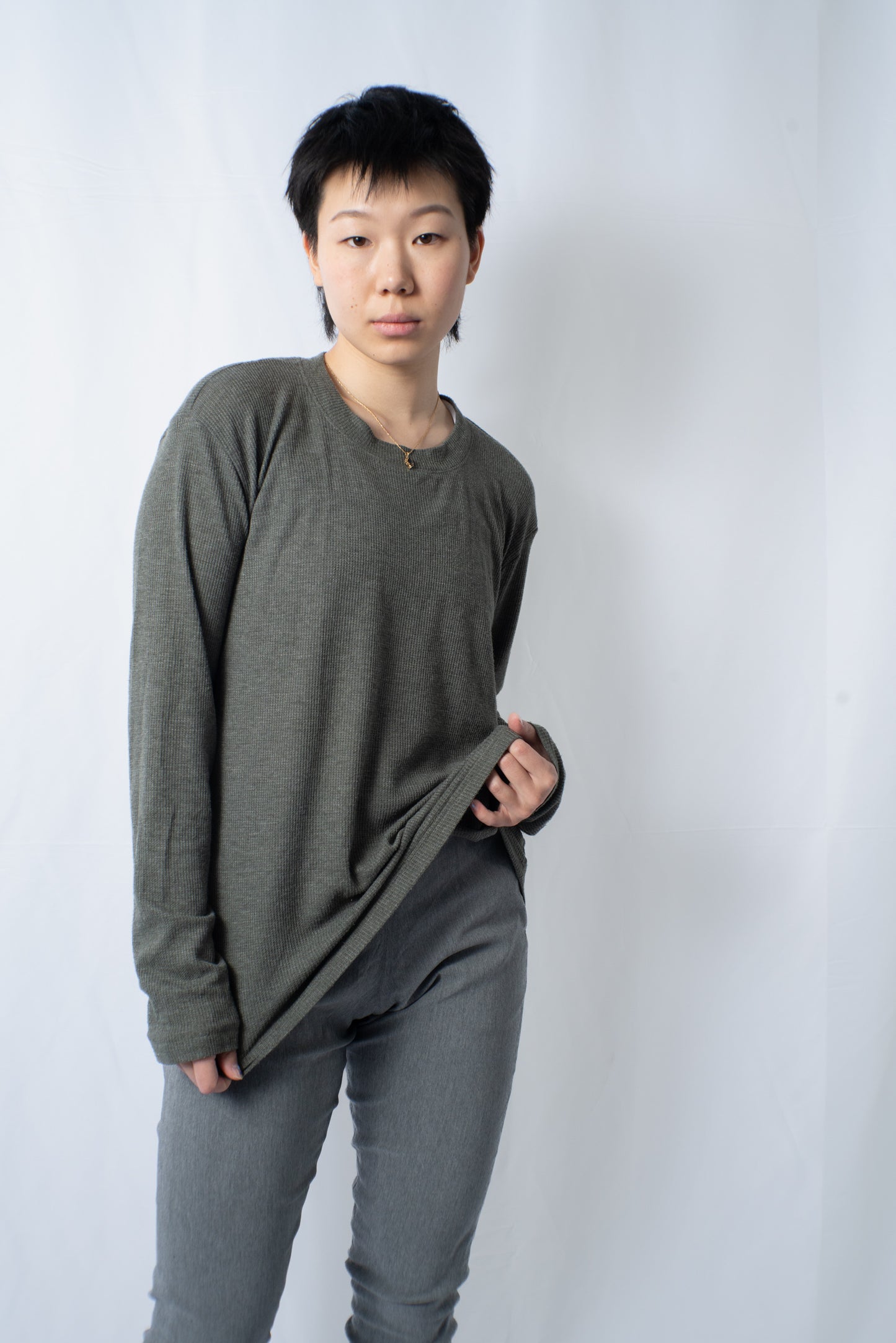 LUNA PARK Muted Grey Longsleeve