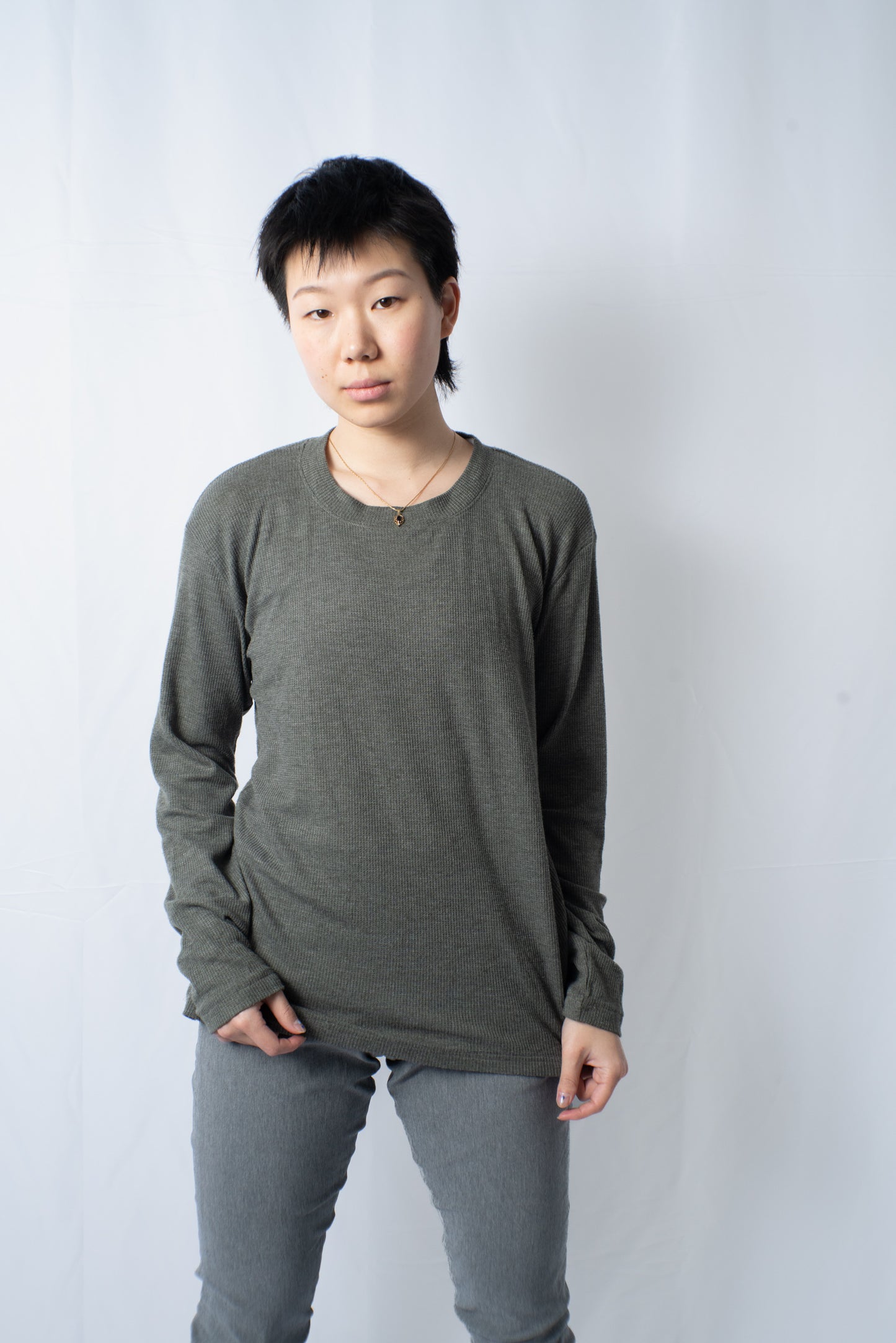 LUNA PARK Muted Grey Longsleeve